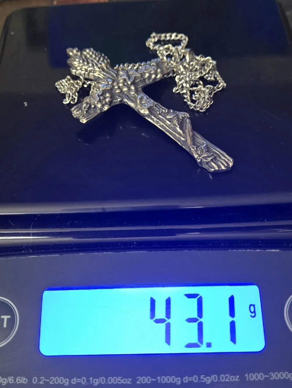 James Avery RETIRED Silver Harvest Cross. Rare XL sz 1 3/4 x 3 3/8.